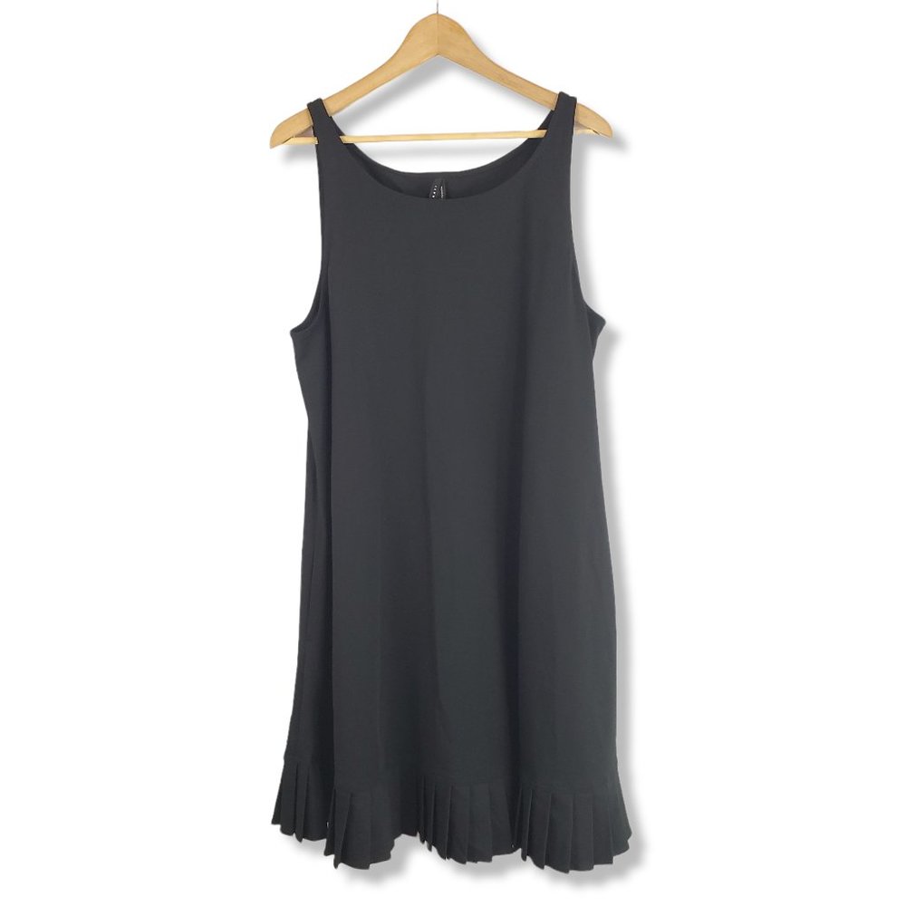 Old Navy Black Knee-length/ Midi Pleated Bottom Sleeveless Dress Size XL